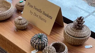 Pine Needle Baskets by Dot Harris