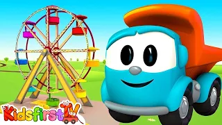 Leo the truck - Animation for kids. The Ferris Wheel.