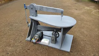Homemade Scroll Saw from PVC pipe