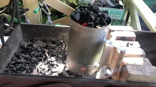 Стартер для розжига угля для мангала. Как пользоваться)