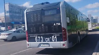 Астана. A754/A777 Yutong ZK 6128/6180 HG маршрут 49/10ка C159 Irisbus Citelis 12 маршрут 50