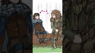 Does Bran Stark Love Meera In The Books?