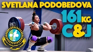 Svetlana Podobedova (~78) - 161kg Clean and Jerk