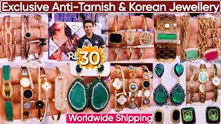 New Exclusive Anti Tarnish & Korean Jewellery Collection 2024 | Branded Western Celebrity Jewellery