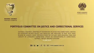 Portfolio Committee on Justice and Correctional Services 24:06:2020