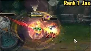 Rank 1 Jax VS Rank 1 Riven, DOMINATING CHALLENGER!