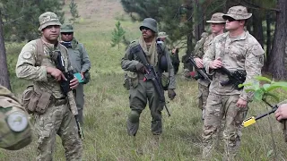 U.S. Army along with Kiwi and Fijian Soldiers in Operation Cartwheel