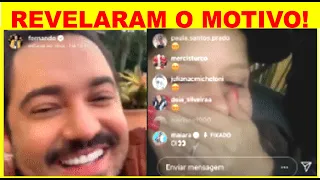 MAIARA E FERNANDO ZOR ABREM O JOGO E REVELAM MOTIVO DA BRIGA QUE GEROU CRISE NO RELACIONAMENTO