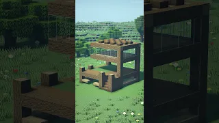 ⚒️ Minecraft | How To Build a Small Survival Wooden House #minecraft