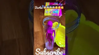 UNBOXING MY BARBIE COLOR REVEAL FOAM 🥰🥰🌈🌈 #shorts #shortvideo