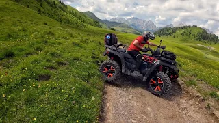 Curves and Descent in the Mountains.ATV-TGB BLADE 1000