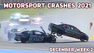 Motorsport Crashes 2021 December Week 2
