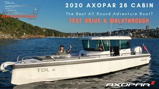 2020 Axopar 28 Cabin - Walkthrough & Test Drive with Dan Jones