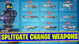 How TO CHANGE WEAPONS IN SPLITGATE | How to Change Loadout In Splitgate