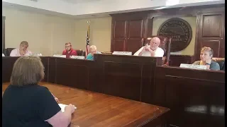 Jasper City Council August 2018