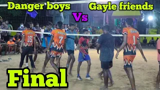 final🔥 | Danger boys vs Gayle friends | both teams on fire 🔥 #volleyball