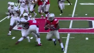 Ezekiel Elliott Hurdles NIU Defender