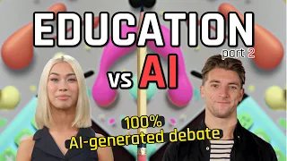 "Will AI Replace Human Teachers?" AI Avatars Debate Education and Artificial Intelligence (Part 2) 🤖