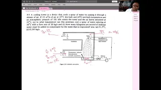 PROBLEM 3-5 SOLVED FROM AIRCONDITIONING BY STOECKER AND JONES W/ USING PSYCHROMETRIC CHART