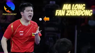 Ma Long versus Fan Zhendong, the battle of the two superstars!