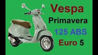 Vespa Primavera 125 ABS - Euro 5 - 2022 - Klassischer Motorroller Roller LED B196 A1 Deutsch