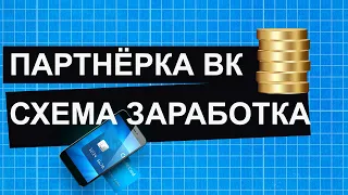 Партнерская программа вконтакте, готовая схема заработка