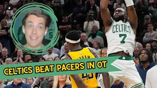 Celtics Steal Game 1 Over Pacers in 133-128 OT Victory and Jaylen Brown Saves the Day