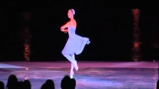 Russian Ballerina Elena Shokhina-Ivers performing on Lake Las Vegas