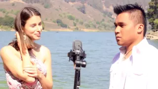 Pretty Russian girl sings "Hanggang Ngayon" w/ Jonathan Andres - I LOVE OPM