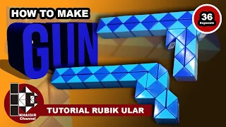 🛑GUN🛑Tutorial Rubik Ular ‼️ 36 Segment || KHAIDIR Chanel #rubikscube #rubikular #tutorial