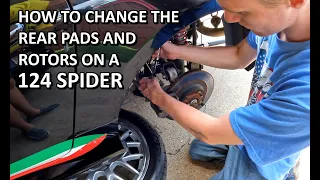 How To Change the Rear Brakes on a 124 Spider