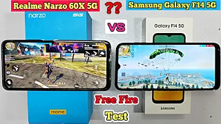 Realme Narzo 60X 5G VS Samsung Galaxy F14 5G || Which is The Best For Gaming Phone ???