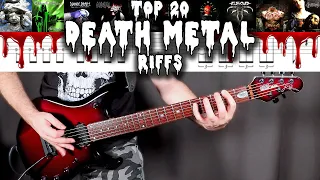 TOP 20 DEATH METAL RIFFS | With Tabs