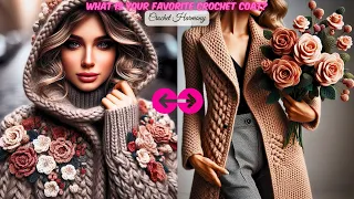 Amazing 💥💫 Women's knitted coats with wool in Crochet Knitting #crochet #knitting #coatstyle