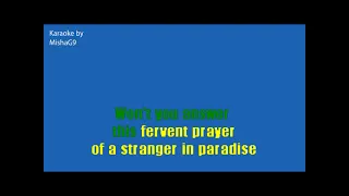Stranger in paradise - Tony Bennett - KARAOKE Key: D