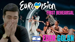 [REACTION] 🇮🇱 Eden Golan - Hurricane | FIRST LIVE PERFORMANCE | Eurovision 2024 Israel