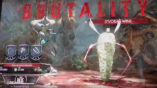 Mortal Kombat 11- D’Vorah Brutalities- Walking In The Spiderwebs/No Guts No Glory/Devoured