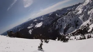 Splitboarding Red Mountain