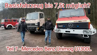 Expeditionsmobil - Basisfahrzeuge bis 7,5t möglich?  Fahrzeugvorstellung Mercedes Benz Unimog U1300L