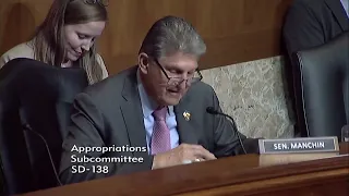 Manchin Questions HHS Secretary Becerra during Appropriations LHHS Subcommittee Hearing