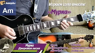 Murka, solo on guitar, chords, lesson, play together