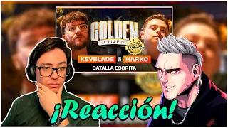 KEYBLADE VS HARKO (ÉPICA😱) BATALLA ESCRITA GOLDEN LINES 2024 | (Reacción/Análisis con @YkatoOficial)