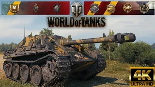 Jagdpanther - Malinovka map - 11 kills - 5,1k damage World of Tanks replay 4K