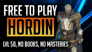 RAID: Shadow Legends | How to build Hordin FTP series! Early game nuker! Level 50, no masteries!