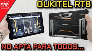 OUKITEL RT8 una Tablet RUGERIZADA XXL / 20.000mAh / MI OPINIÓN SINCERA / review / prueba / test