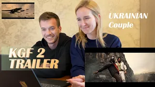 KGF Trailer Reaction by Ukrainian Couple | Between Russo Ukraine war