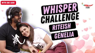 Riteish & Genelia play Whisper Challenge 😂 | VED | Gaurav