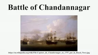 Battle of Chandannagar