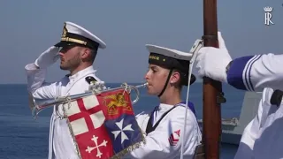 Golfo dell'Asinara. Cerimonia per l'80° anniversario dell'affondamento Corazzata Roma 09 09 23 Sera