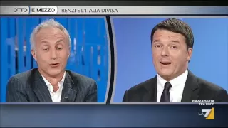 Travaglio contro Renzi: "Fate dimettere tutti quelli che mentono, compreso lei"
